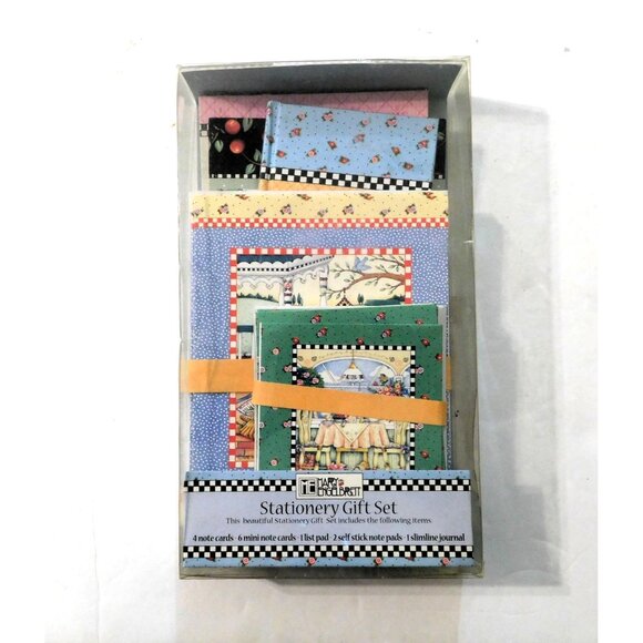 Mary Engelbreit Stationery Gift Set Note Cards List Pad Slimline Journal - Picture 7 of 7